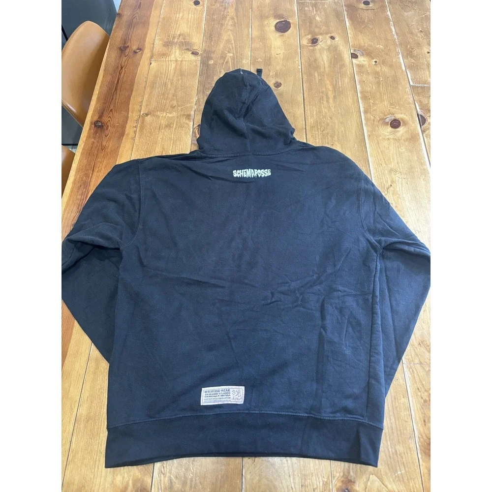 Lil Peep Skeleton Reaper Hoodie Black Men's Size L Officially Authorized - Picture 3 of 4